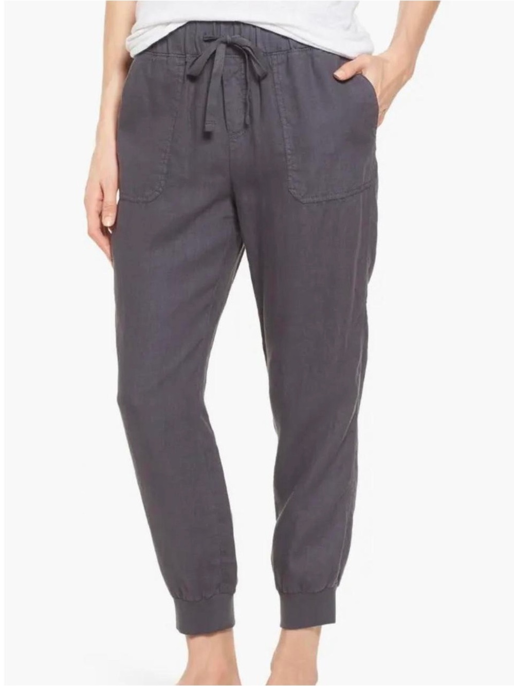 Caslon gray linen pants
